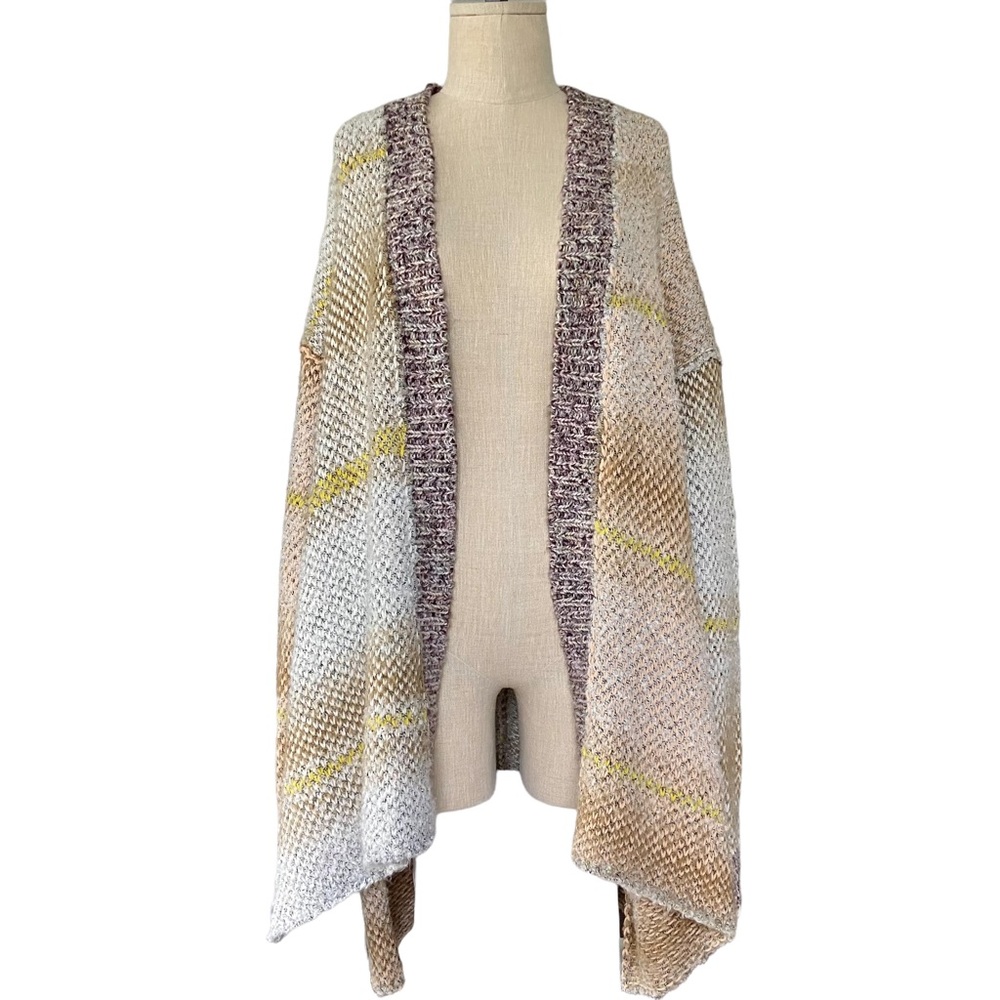 Free People Daydreamer Slouchy Oversized Knit Cozy Cardigan Sweater Large